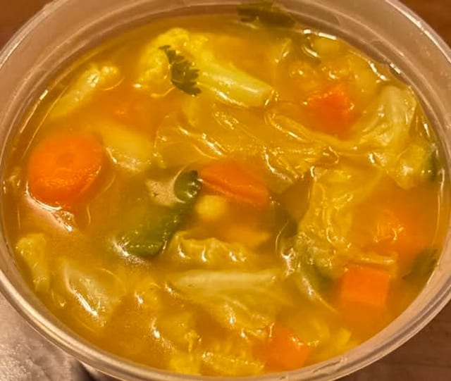 Chicken and Vegetable Soup.